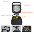Rechargeable handhold LED work light searchlight